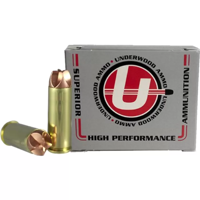 Underwood Ammo .45 Colt 135 Grain Solid Monolithic Nickel Plated Brass Cased Pistol Ammo, 20 Rounds, 846