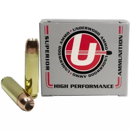 Underwood Ammo 50 Beowulf 300 Grain Jacketed Hollow Point Brass Cased Rifle Ammo, 20 Rounds, 516