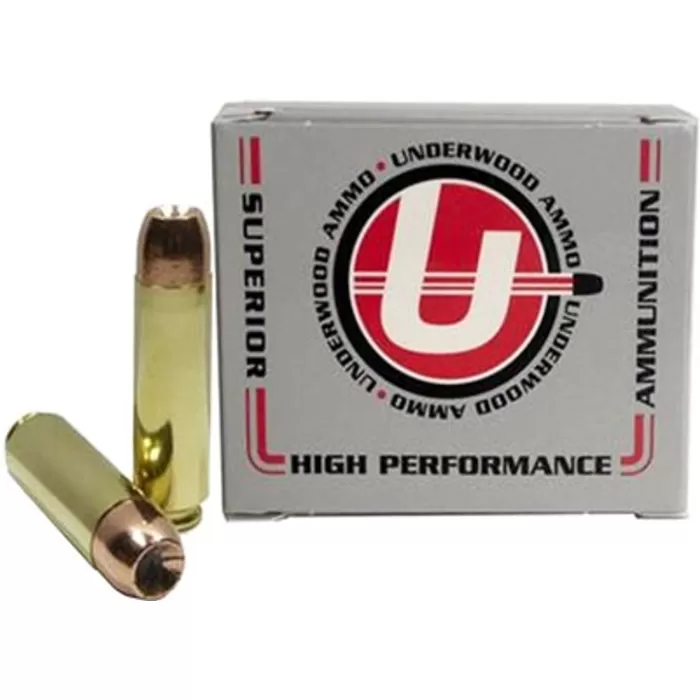 Underwood Ammo 50 Beowulf 300 Grain Jacketed Hollow Point Brass Cased Rifle Ammo, 20 Rounds, 516