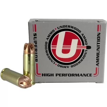 Underwood Ammo .480 Ruger 300 Grain Solid Monolithic Brass Cased Pistol Ammo, 20 Rounds, 650