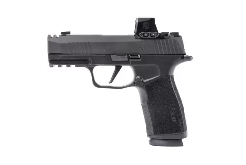 SIG SAUER OFF-DUTY P365 X-MACRO COMP 9mm, 3.1" Barrel, ROMEO, 17 rnd - Black [MPN:W365XCA9COMPRXX]