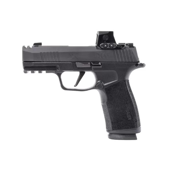 SIG SAUER OFF-DUTY P365 X-MACRO COMP 9mm, 3.1" Barrel, ROMEO, 17 rnd - Black [MPN:W365XCA9COMPRXX]
