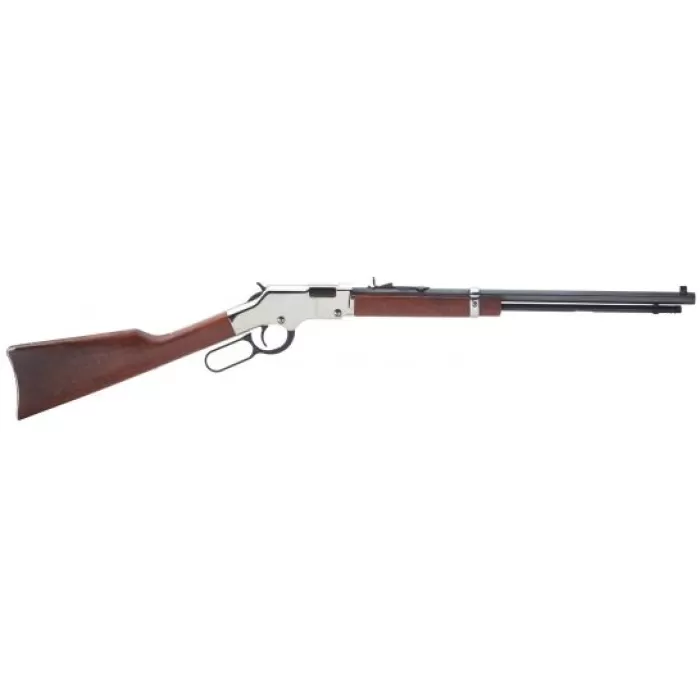 Henry Golden Boy Silver 22 WMR 12 Round Lever-Action Rifle - H004SM Henry Golden Boy Silver 22 WMR 12 Round Lever-Action Rifle - H004SM