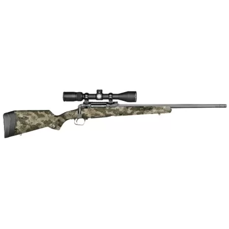 Savage 110 Woodland Hunter XP .450 Bushmaster, 22" Barrel, VORTEX DIAMONDBACK, 3 rnd - Camo [MPN:58118]