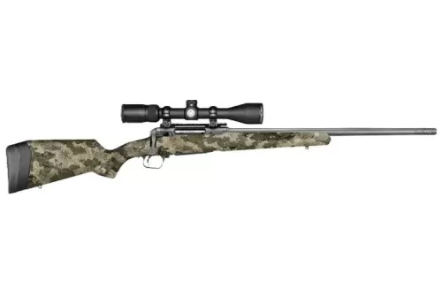 Savage 110 Woodland Hunter XP .450 Bushmaster, 22" Barrel, VORTEX DIAMONDBACK, 3 rnd - Camo [MPN:58118]