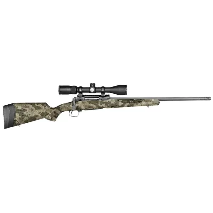 Savage 110 Woodland Hunter XP .450 Bushmaster, 22" Barrel, VORTEX DIAMONDBACK, 3 rnd - Camo [MPN:58118]