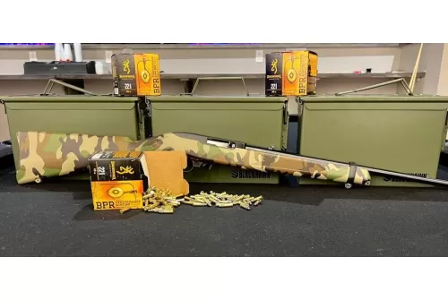 Ruger 10/22 "Woodsman" Rifle .22Lr 10Rd Magazine 18.5" Barrel Woodland Camo Stock 31174