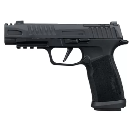 Sig Sauer 365XF9COMP10 P365 Fuse COMP 9mm Luger 10+1 3.70" Black Barrel, Black Nitron Stainless Steel Integrated Compensator/Optic Ready/Serrated Slide, Black Stainless Steel Frame w/Beavertail & Pica