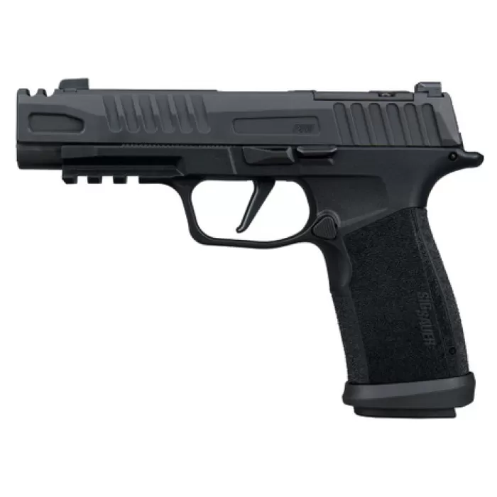 Sig Sauer 365XF9COMP10 P365 Fuse COMP 9mm Luger 10+1 3.70" Black Barrel, Black Nitron Stainless Steel Integrated Compensator/Optic Ready/Serrated Slide, Black Stainless Steel Frame w/Beavertail & Pica