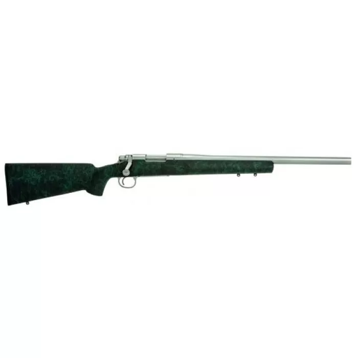 Remington Firearms 29663 700 5-R Bolt 308 Win/7.62 Nato 24" 4+1 Black W/Green Webbing Fixed HS Precision W/Aluminum Bedding Synthetic Stock Stainless Steel Receiver