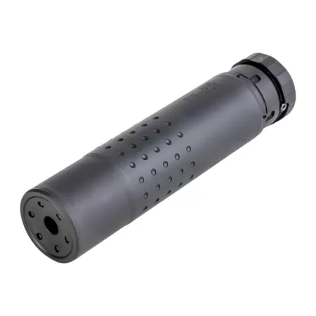 SilencerCO Chimera 300 NFA Rifle Suppressor Black Cerakote 6.9 Inch, 5.56mm NATO Caliber, ASR (Active Spring Retention) Mount, Quick Detach, 5/8x24, Stainless Steel / Stellite / Inconel