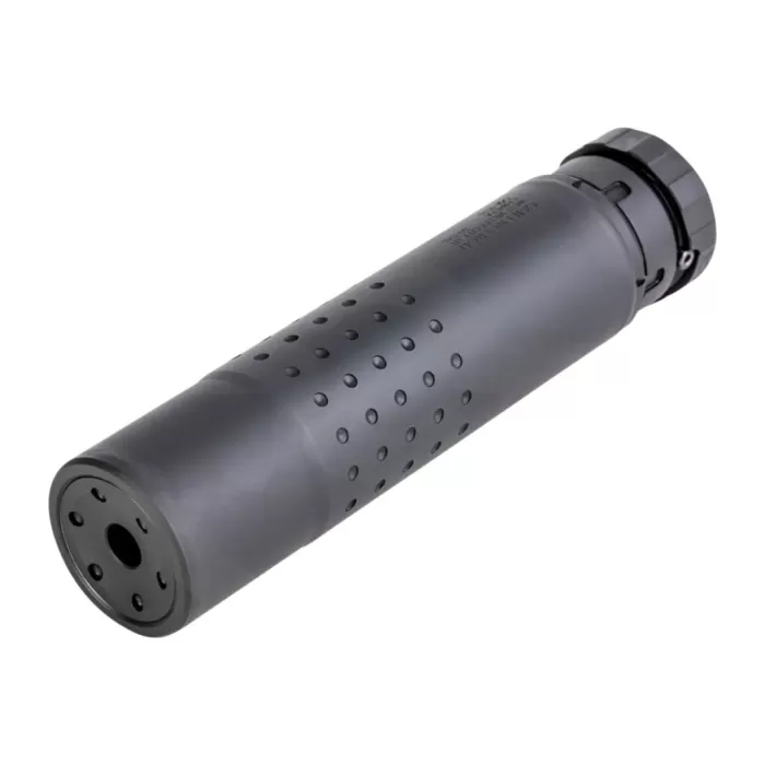 SilencerCO Chimera 300 NFA Rifle Suppressor Black Cerakote 6.9 Inch, 5.56mm NATO Caliber, ASR (Active Spring Retention) Mount, Quick Detach, 5/8x24, Stainless Steel / Stellite / Inconel