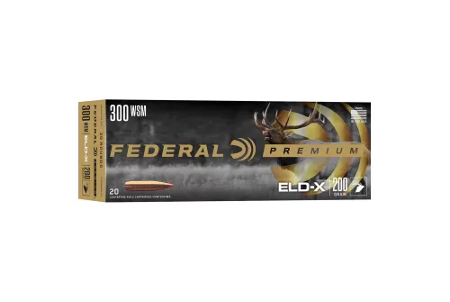 Federal Premium, .300 WSM, ELD-X, 200 Grain, 20 Rounds