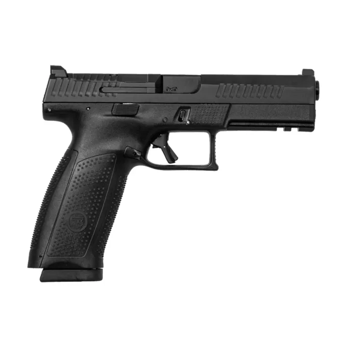 CZ-USA P-10 F Optic-Ready 9mm 10rd Blk Handgun w/Polymer Frame, Nitride Slide, Fixed Sights, 3 Back Straps, Rev Mag Catch 01550 CZ-USA P-10 F Optic-Ready 9mm 10rd Blk Handgun w/Polymer Frame, Nitride Slide, Fixed Sights, 3 Back Straps, Rev Mag Catch 01550