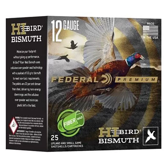 Federal HVFB12HW5 Federal Premium Hi-Bird 12 Gauge 2.75 1 1/4 Oz 25 Per Box/ 10 Federal HVFB12HW5 Federal Premium Hi-Bird 12 Gauge 2.75 1 1/4 Oz 25 Per Box/ 10