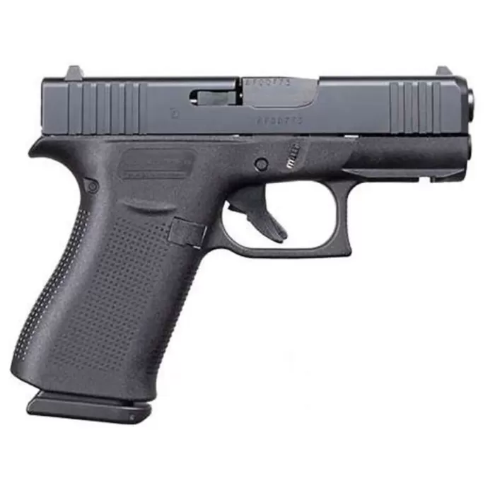 GLOCK G43X Sub-Compact Frame 9mm Luger 3.41in 10rd Black nDLC Ambidextrous DAO Pistol (PX4350201FR)