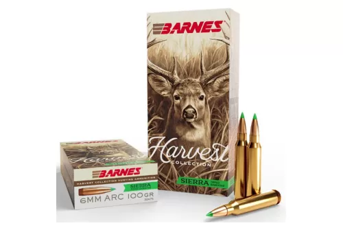 Barnes Harvest Sierra Tipped GameKing Ammunition 6mm ARC 100gr PT 2800 fps 20/ct
