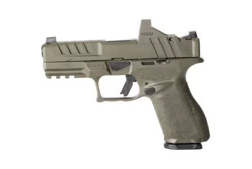 Springfield Armory EC9409GUPAC Echelon 4.0FC 9mm Luger 18+1 4" Black Melonite Barrel, OD Green Cerakote Steel Optic Ready/Serrated Slide & Polymer Frame w/Picatinny Rail, Adaptive Texture Grip