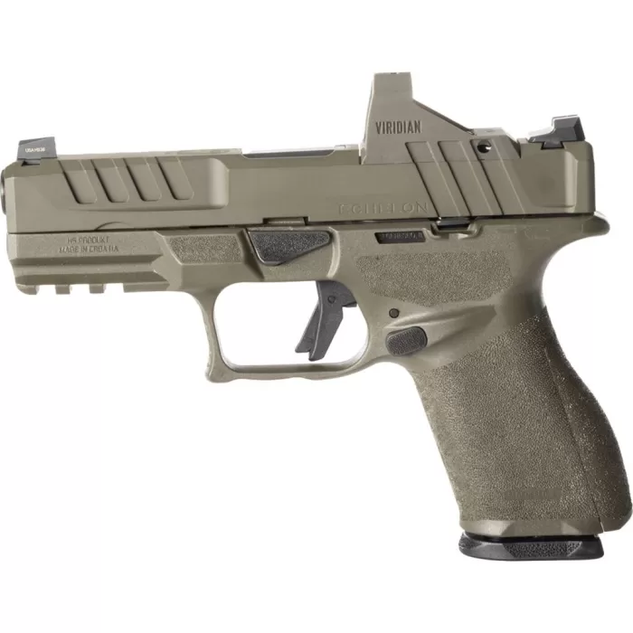 Springfield Armory EC9409GUPAC Echelon 4.0FC 9mm Luger 18+1 4" Black Melonite Barrel, OD Green Cerakote Steel Optic Ready/Serrated Slide & Polymer Frame w/Picatinny Rail, Adaptive Texture Grip