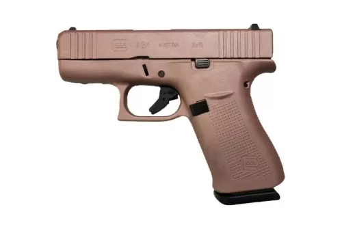 Glock G43X 9mm 10rd 3.39" Pistol, Rose Gold - PX4350204