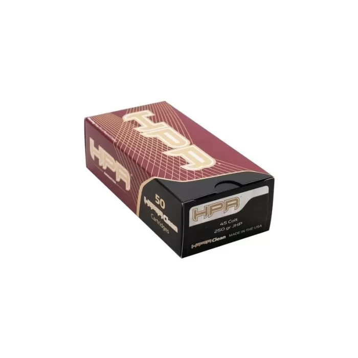 HPR Ammunition Hyperclean Defensive .45 Colt 250 Gr, Xtp Hollow Point, 50rd/Box HPR Ammunition Hyperclean Defensive .45 Colt 250 Gr, Xtp Hollow Point, 50rd/Box