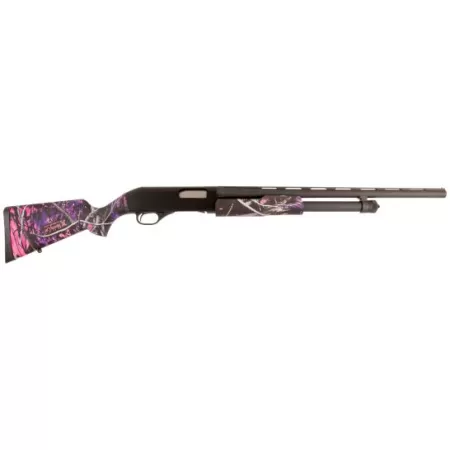 Savage Arms Stevens 320 Muddy Girl Youth 20 Gauge Pump-Action Shotgun, Matte Camouflage - 22561