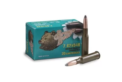 Barnaul Centerfire Steel Polycoated 7.62x54R 203gr SP BT 20 rds per box