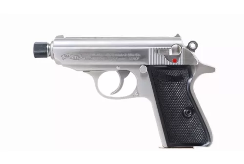 Walther Arms PPK/S SD .32 ACP Semi Auto Pistol - 7+1 Rounds, 3.3