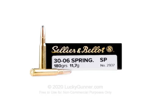Sellier & Bellot - 30-06 Springfield - 180 Grain - Spire Point - 400
