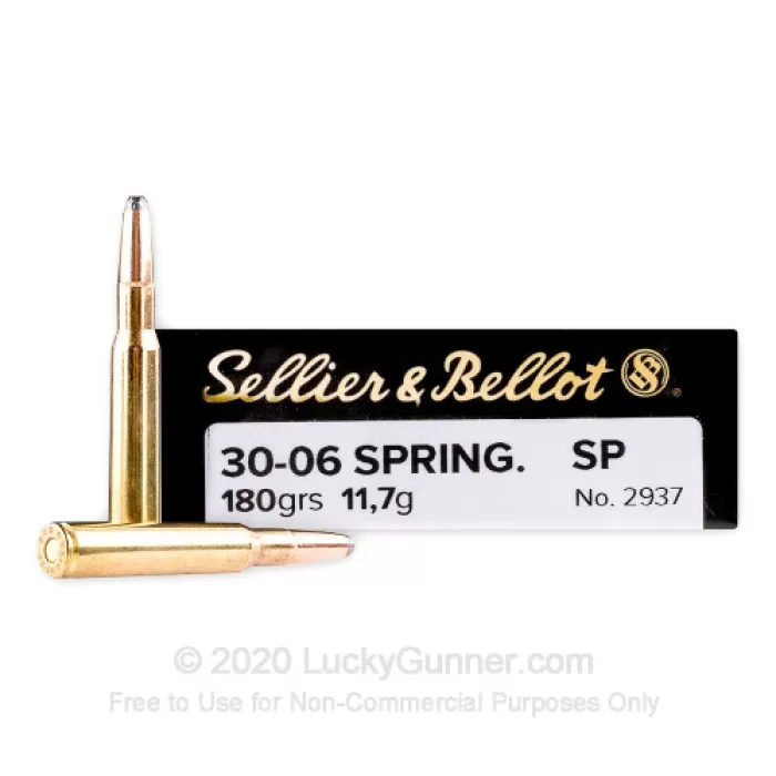 Sellier & Bellot - 30-06 Springfield - 180 Grain - Spire Point - 400