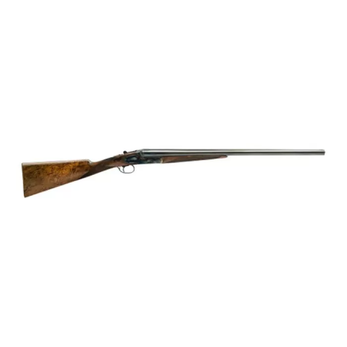 Dickinson LLC  Plantation 16 Gauge Break Open 2.75" 2rd 30" Gloss Blued Side By Side Barrel, True Bone-Charcoal Case Hardening Engraved Receiver, English Style Turkish Walnut Stock