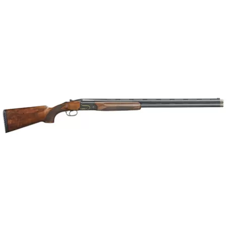 F.A.I.R. FRCRRAV2030 Carrera V 20 Gauge Break Open 3" 2rd 30" Black Over/Under Vent Rib Barrel, Black w/Gold Inlay Receiver, Walnut w/Adj Comb Stock, TechniChoke XP70 Choke System