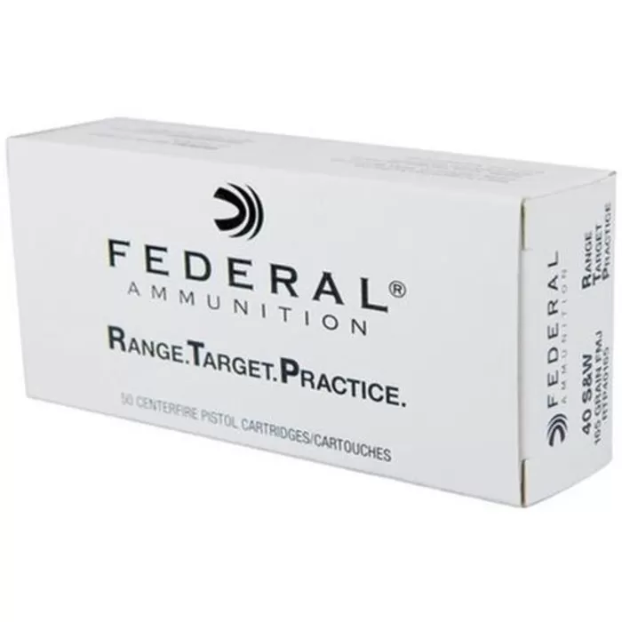 Federal Range And Target, Fed Rtp40165 40 165 Fmj Rngtrt 50/box Federal Range And Target, Fed Rtp40165 40 165 Fmj Rngtrt 50/box