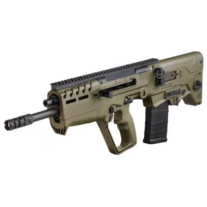 IWI Tavor 7 Restricted State Model .308 Win/7.62 Semi-Automatic Gas Piston Action Rifle, OD Green - T7G1610 IWI Tavor 7 Restricted State Model .308 Win/7.62 Semi-Automatic Gas Piston Action Rifle, OD Green - T7G1610