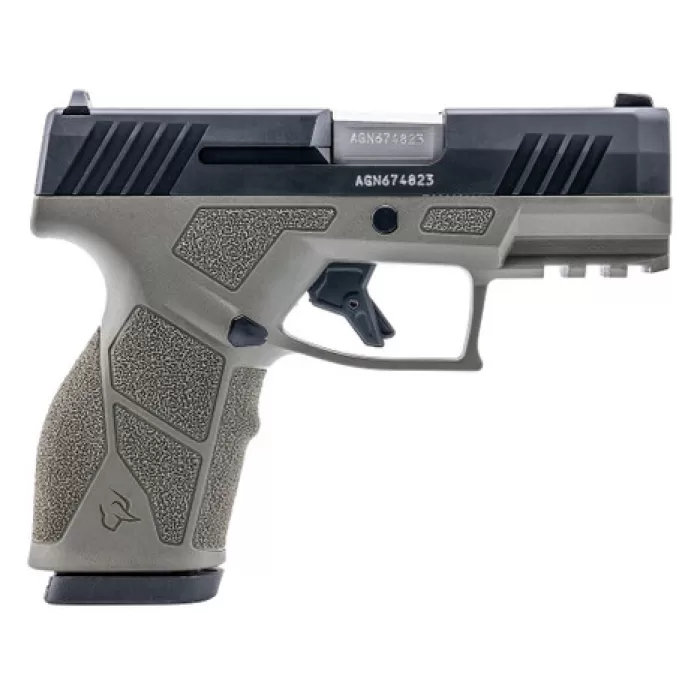 TAURUS GX2 9mm 3.38in 2x10rd OD Green/Black Striker Pistol (1-GX2931O-10)