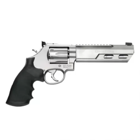 Smith & Wesson Performance Center Model 686 Competitor 6" Weighted Barrel Large .357 Mag/.38 S&W Spl +P Revolver, Matte Silver - 170319