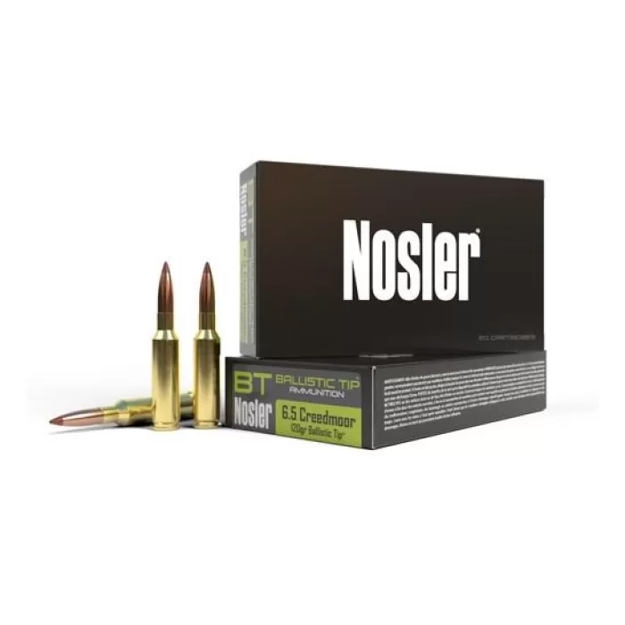 Nosler 42050 Ballistic Tip Hunting 6.5 Creedmoor 120 gr Ballistic Tip 20 Bx/ 10 Cs Nosler 42050 Ballistic Tip Hunting 6.5 Creedmoor 120 gr Ballistic Tip 20 Bx/ 10 Cs