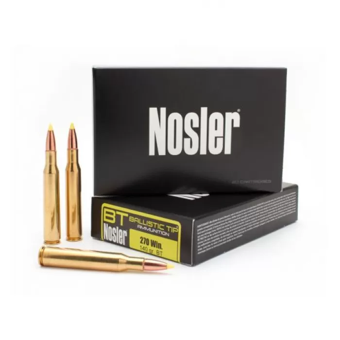 Nosler 270 Win 140gr Ballistic Tip 20 Rnds - 40055 Nosler 270 Win 140gr Ballistic Tip 20 Rnds - 40055