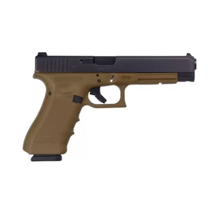 Glock 35 Gen 4 .40 S&W 5.31" 15 Round Pistol, Flat Dark Earth - PG3530103D Glock 35 Gen 4 .40 S&W 5.31" 15 Round Pistol, Flat Dark Earth - PG3530103D
