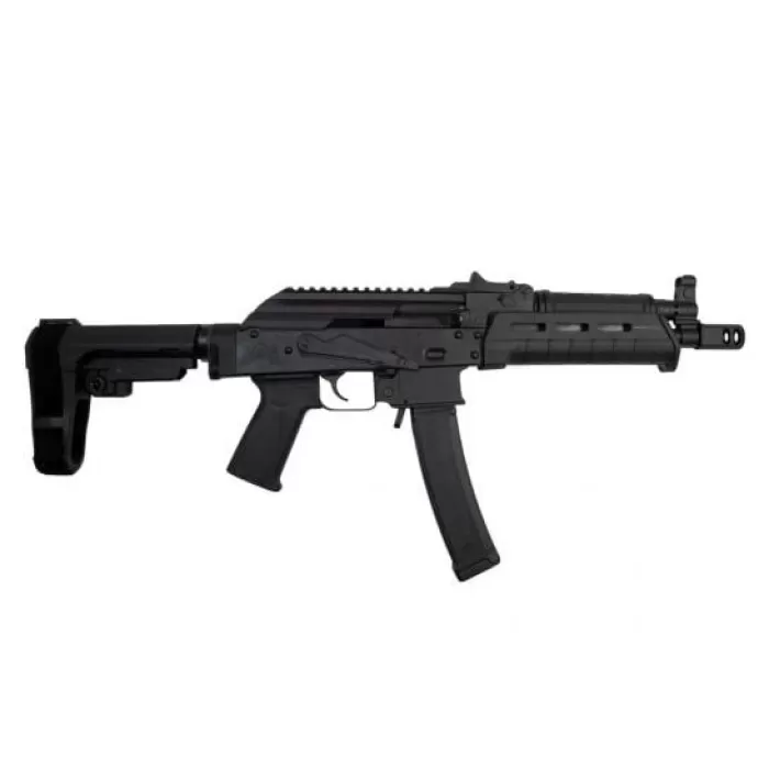 PSA AK-V 9mm MOE SBA-3 Pistol, Black