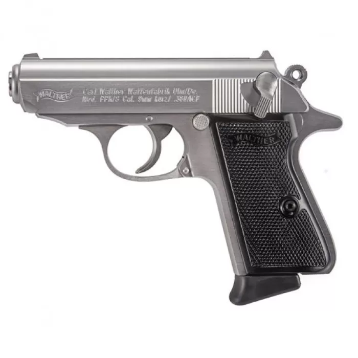 Walther PPK/S .380ACP Pistol, Stainless Steel - 4796004