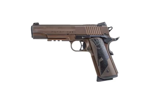 Sig Sauer Spartan II 1911 .45 ACP Pistol, Distressed Coyote - 1911CAR-45-SPARTANII