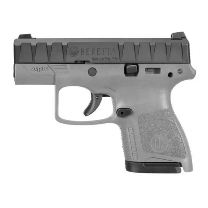 Beretta APX Carry 9mm Subcompact Pistol, Grey - JAXN92006 Beretta APX Carry 9mm Subcompact Pistol, Grey - JAXN92006