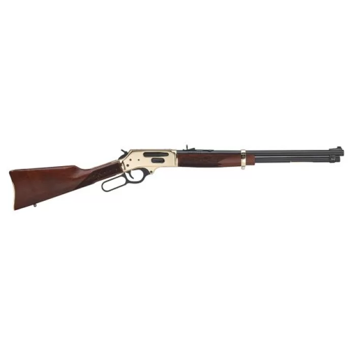 Henry H0243030 Side Gate Lever 30-30 Win 5+1 20" American Walnut Polished Brass Right Hand Henry H0243030 Side Gate Lever 30-30 Win 5+1 20" American Walnut Polished Brass Right Hand