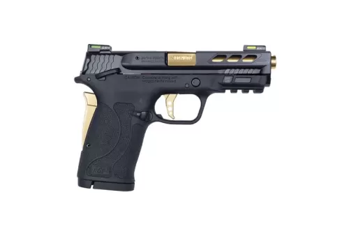 S&W Performance Center M&P380 Shield EZ .380 ACP Pistol, Gold Barrel - 12719