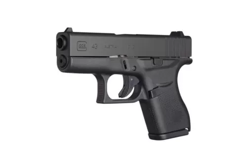 Glock G43 9mm Pistol w/ Night Sights, Black - PN4350701