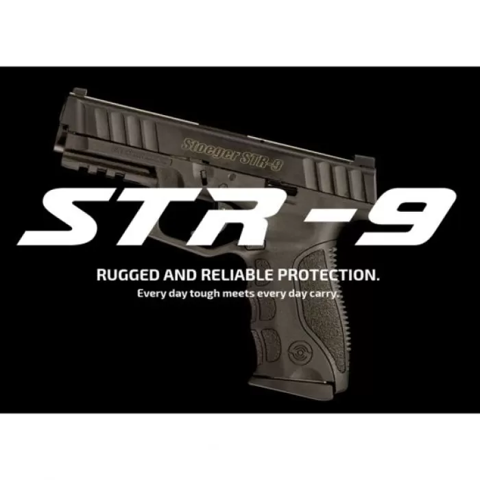Stoeger Industries STR-9 Optic Ready 9mm Pistol, Blk - 31728 Stoeger Industries STR-9 Optic Ready 9mm Pistol, Blk - 31728