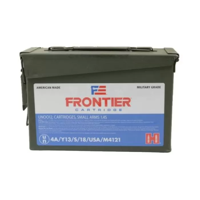 Hornady Frontier Fm193 5.56 55Gr Military Ammo Can OF 500 FR204 Hornady Frontier Fm193 5.56 55Gr Military Ammo Can OF 500 FR204