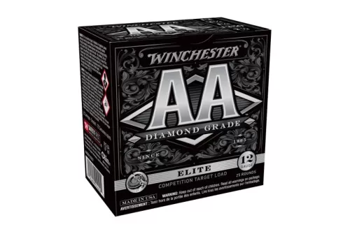 Winchester AA Diamond Grade 2 3/4" #7.5 oz 12ga Ammo, 25rd - AADGL12507