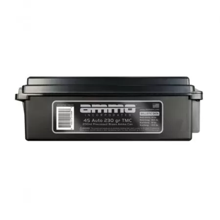 Ammo Inc .45 Auto 230 gr TMC Ammo, 200/Can - 45230TMC-RB200